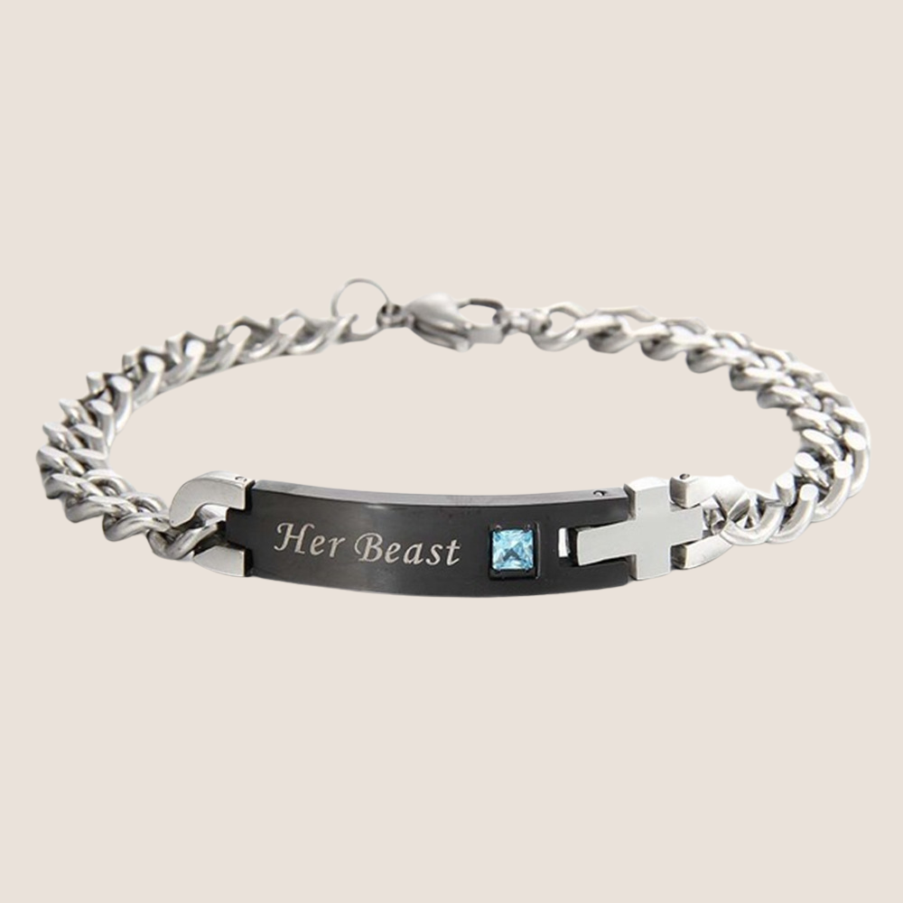 Partner Armband -Set mit passenden Steinen – perfekt für Paare, die ihre Liebe zeigen möchten