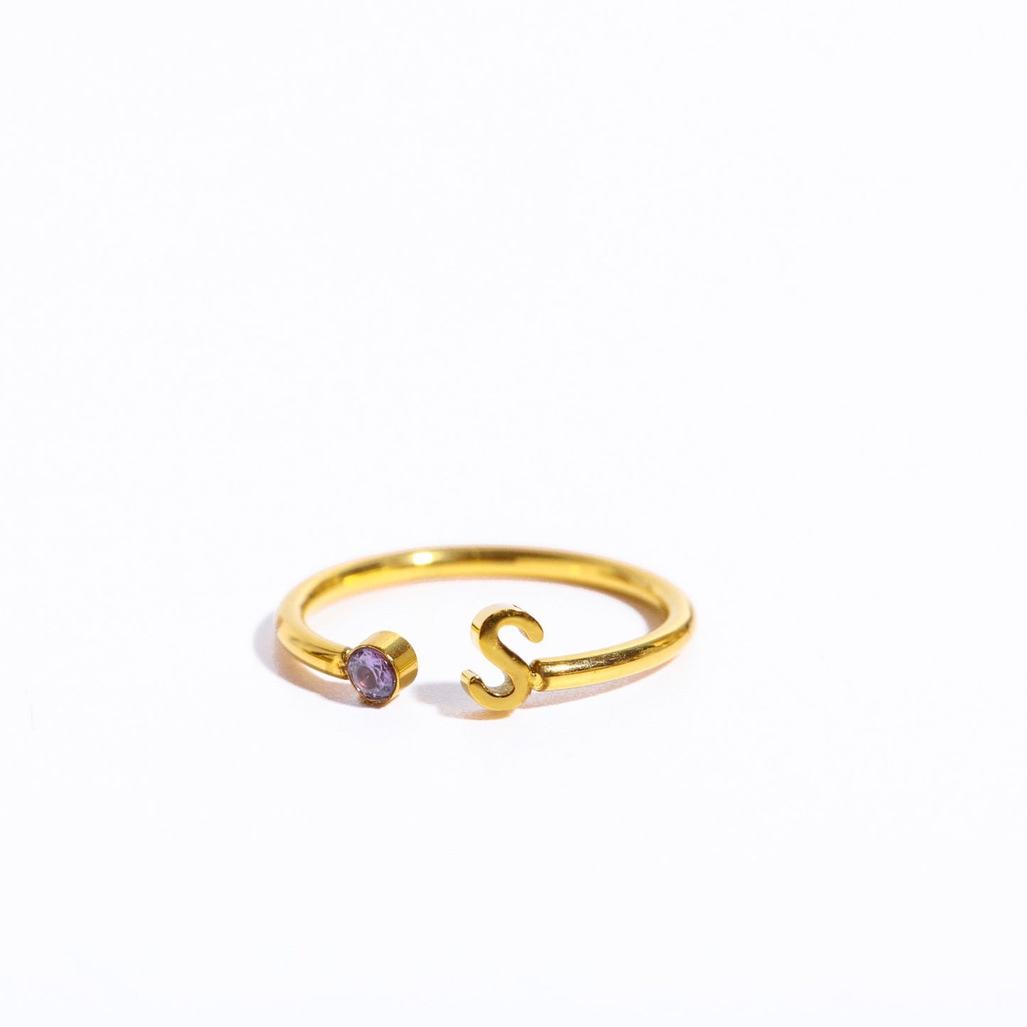 Ring mit Wunsch-Buchstabe